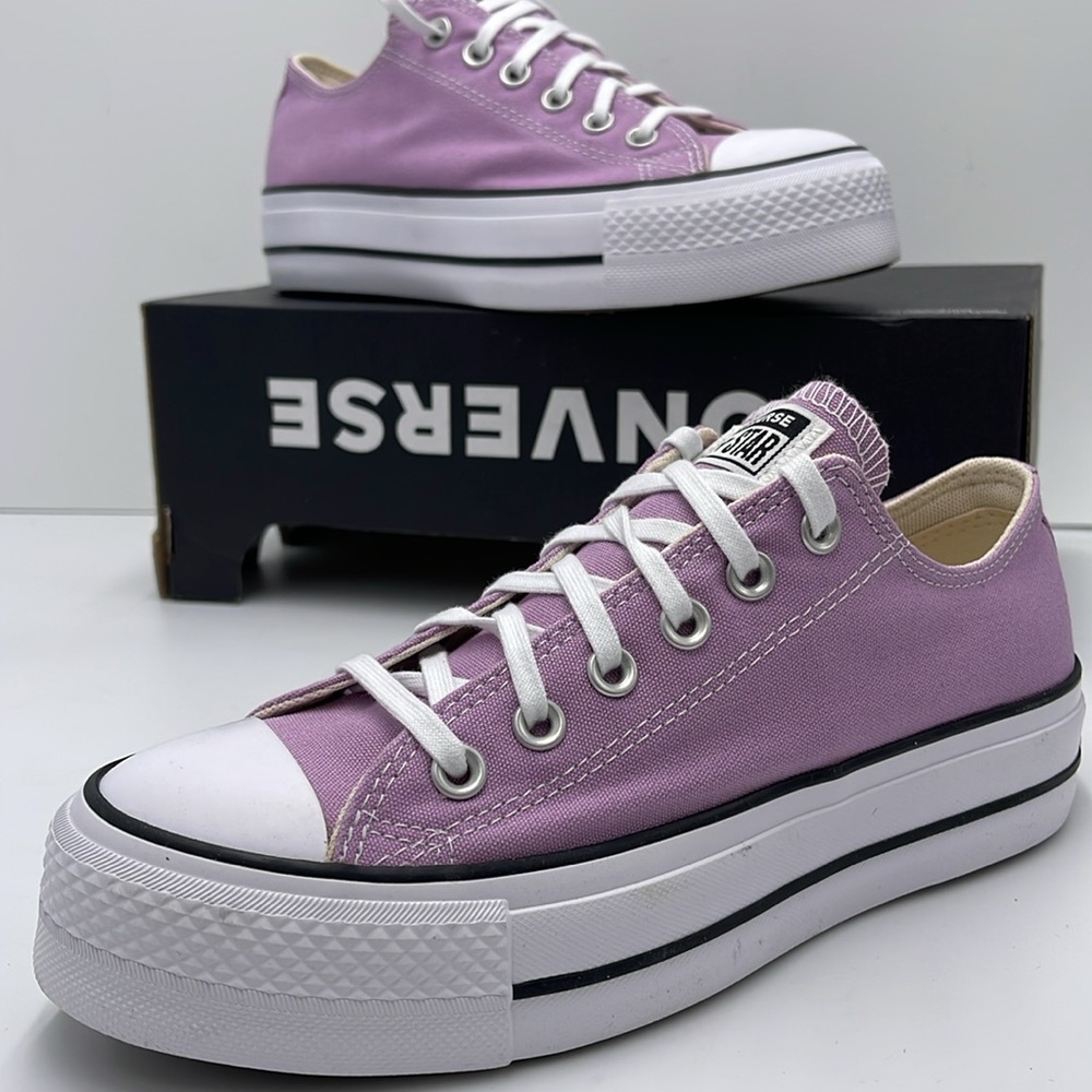 Converse WMNS A09394F CTAS LIFT OX
CLASSIC AMETHYST/WHITE/BLACK Platforms Snkrs - Picture 15 of 16